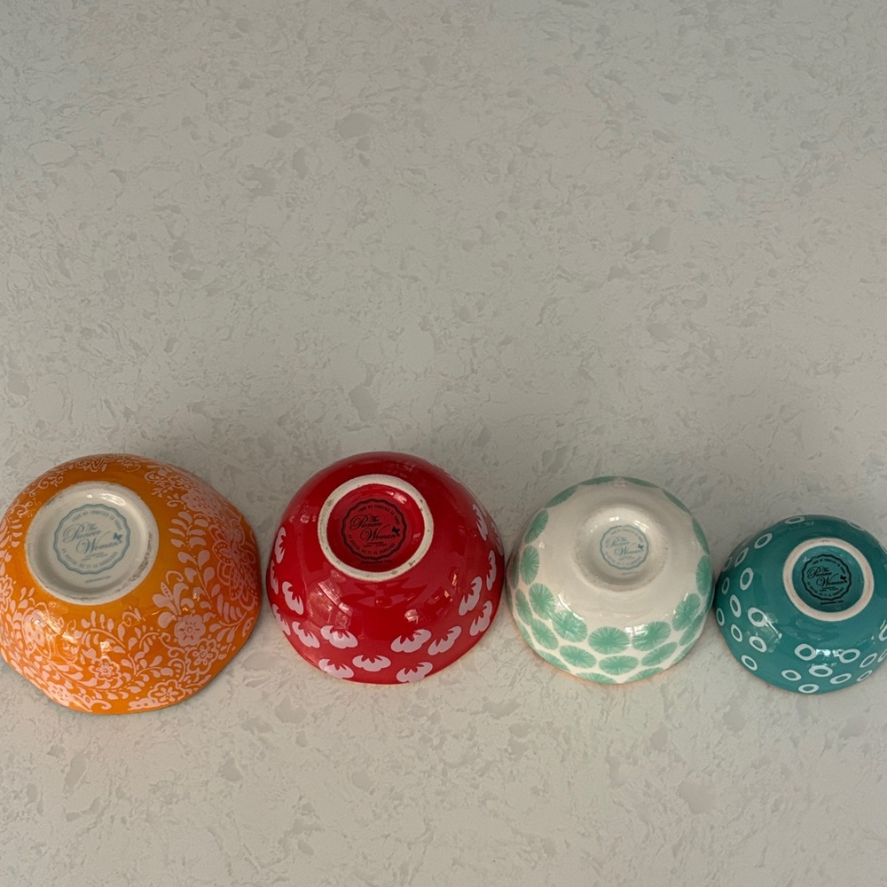 The Pioneer Woman Teal and Orange Ceramic Measuring Cup - Picture 7 of 7